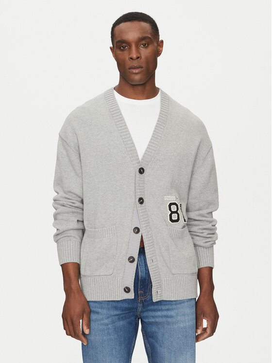 Guess Jeans Guess Jeans Cardigan M5RR31 Z3HM1 Gri Regular Fit