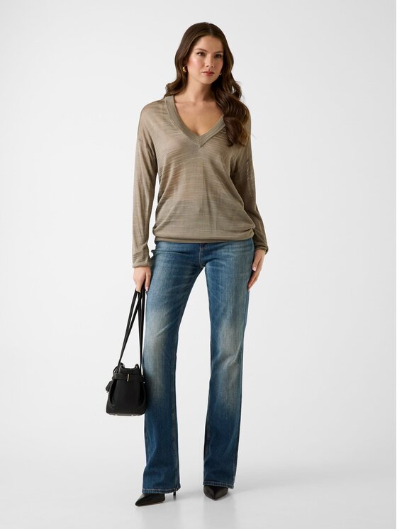 Guess Guess Svetr 182053 Béžová Classic Fit