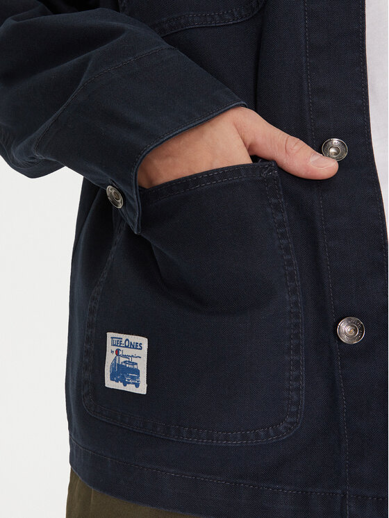 Champion Champion Košulja 220505 Tamnoplava Loose Fit