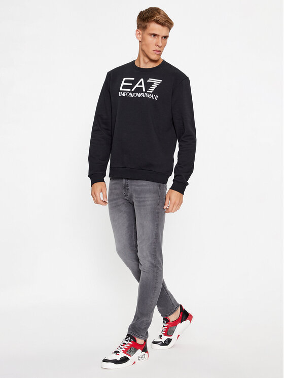 EA7 Emporio Armani EA7 Emporio Armani Mikina 6RPM16 PJSLZ 1200 Černá Regular Fit