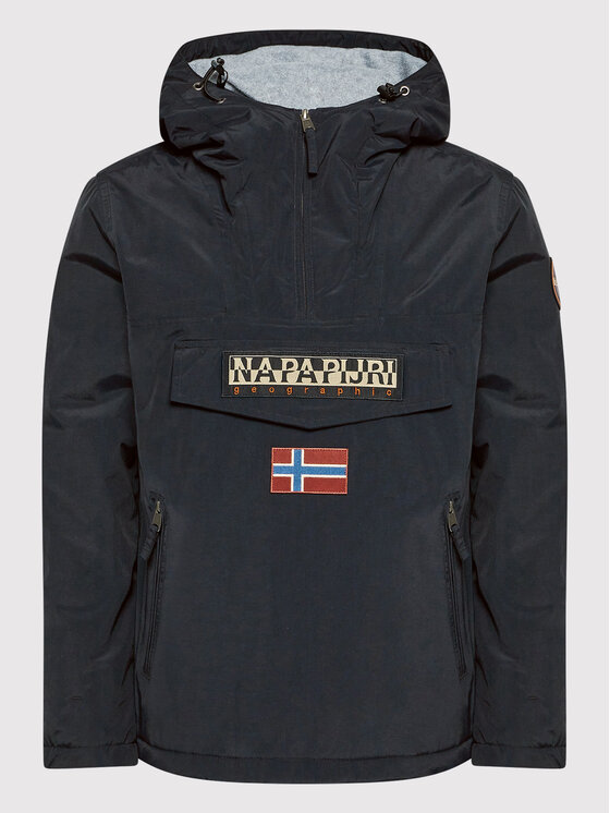 Napapijri Napapijri Anorak jakna Rainforest Pocket 2 NP0A4GMD Crna Regular Fit