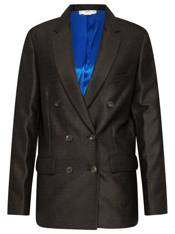 Victoria Victoria Beckham Victoria Victoria Beckham Sako Button 2420WJK002009A Šedá Regular Fit