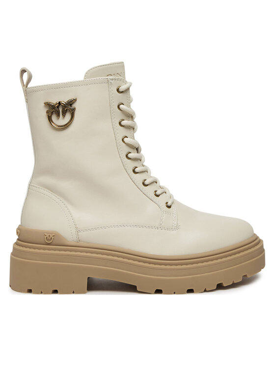 PINKO PINKO Schnürstiefeletten Mia 11 SD0141 P001 Écru