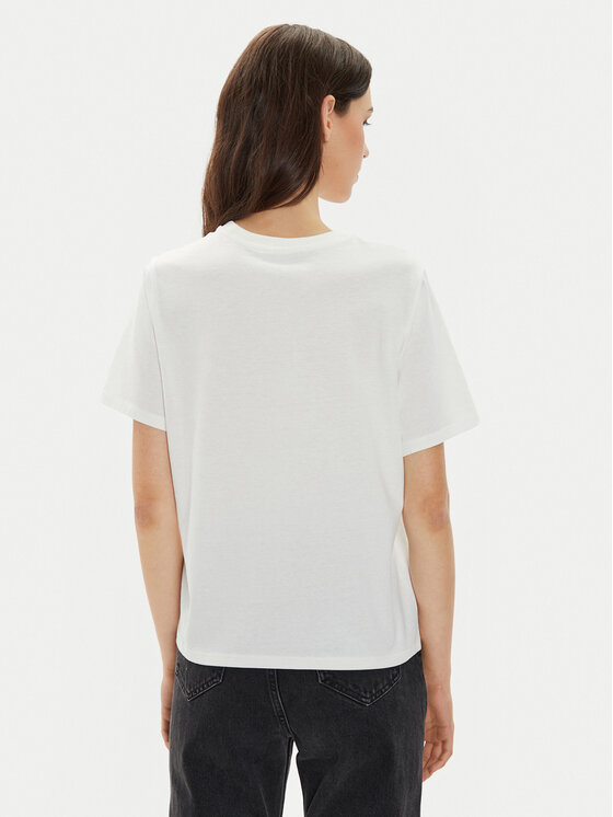 JDY JDY Тишърт Felisa 15300408 Екрю Regular Fit