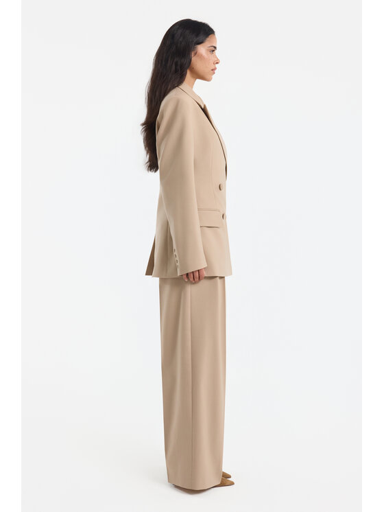BENU BENU Marynarka Dwurzędowa Beżowy Modern Relaxed Fit