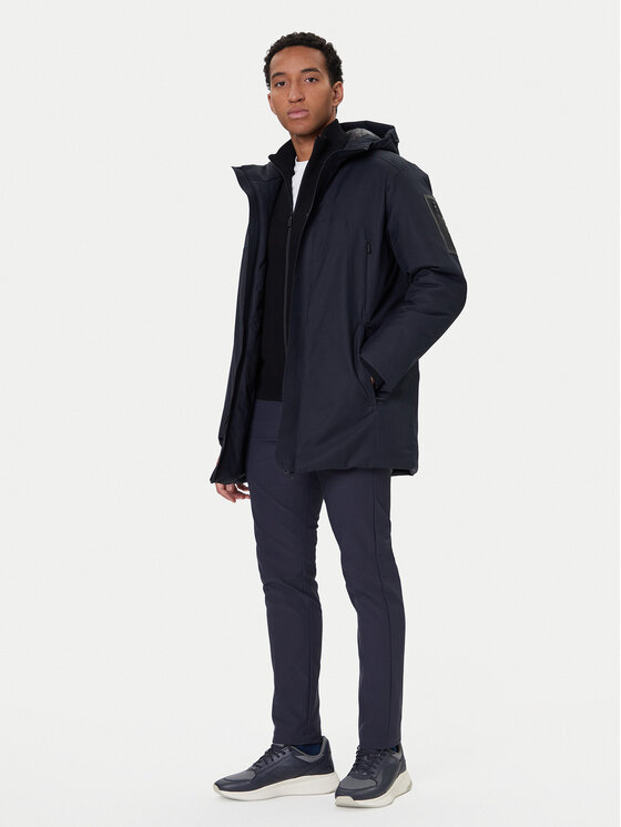 BOSS BOSS Парка Hexatech 50544563 Тъмносин Regular Fit