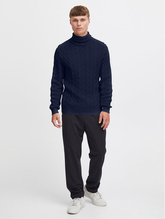 Solid Solid Поло 21107995 Тъмносин Regular Fit