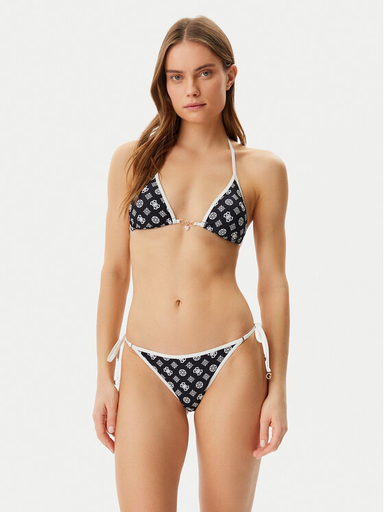 Guess Guess Gornji dio kupaćeg kostima E5GJ27 KCRL2 Crna