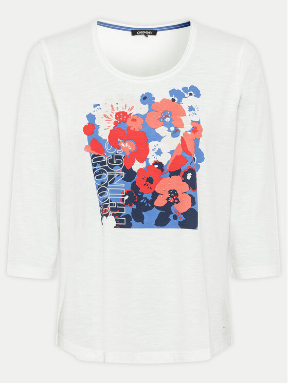 Olsen Olsen Blusa 11104768 Bianco Regular Fit