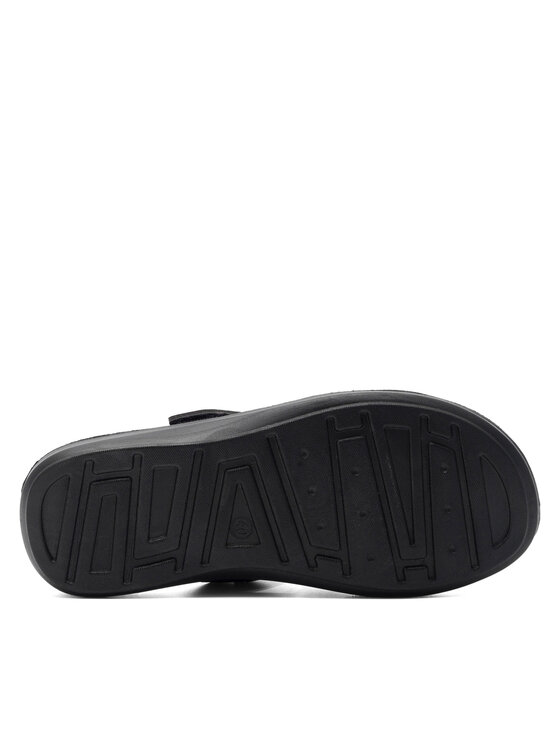 Lanetti Lanetti Pantoletten MSS20505-03 Schwarz
