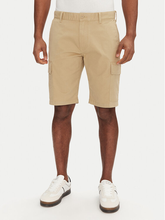 Tommy Jeans Tommy Jeans Pantaloncini di tessuto Scanton DM0DM21949 Beige Regular Fit