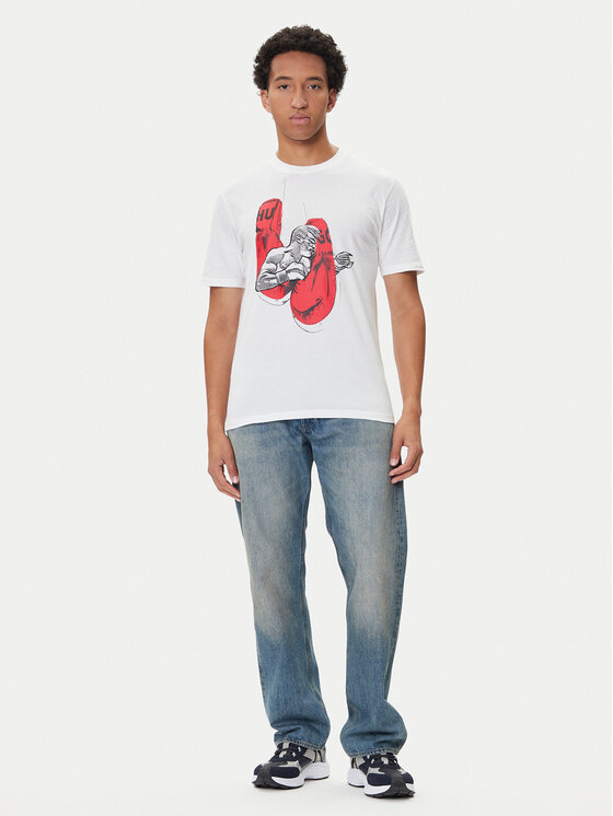 HUGO HUGO T-shirt Diboxer 50542560 Bijela Regular Fit