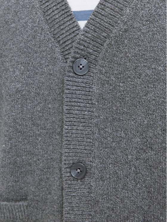 Jack & Jones Jack&Jones Kardiganas Norrebro 12282732 Pilka Loose Fit