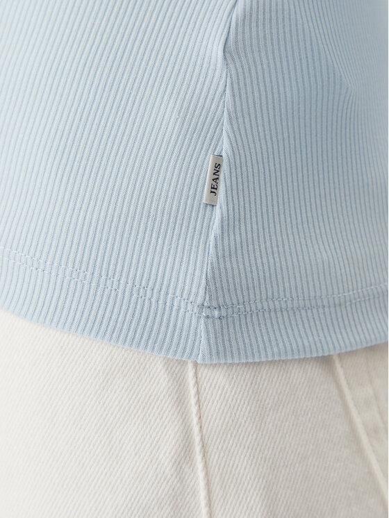 Guess Guess Marškinėliai W5GP62 KA0H1 Mėlyna Regular Fit