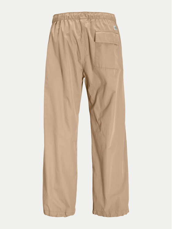 Jack & Jones Jack & Jones Spodnie materiałowe Parachute 12260931 Beżowy Loose Fit