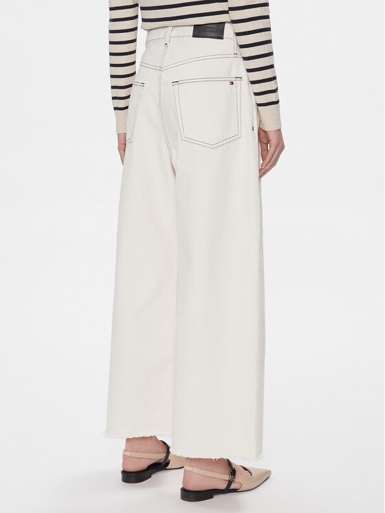 Tommy Hilfiger Tommy Hilfiger Džínsy WW0WW40643 Écru Slouchy Fit