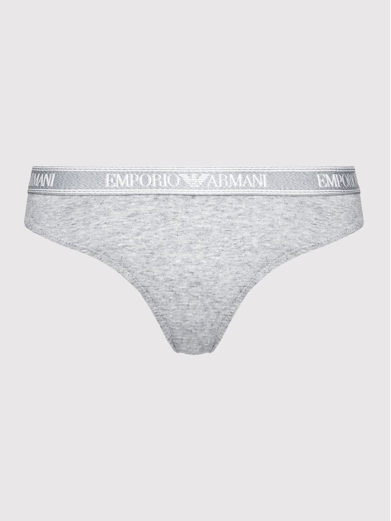 Emporio Armani Underwear Emporio Armani Underwear Súprava 2 kusov klasických nohavičiek 163334 1A227 00948 Sivá