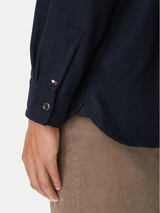 Tommy Hilfiger Tommy Hilfiger Giacca camicia Classic MW0MW44603 Blu scuro Regular Fit