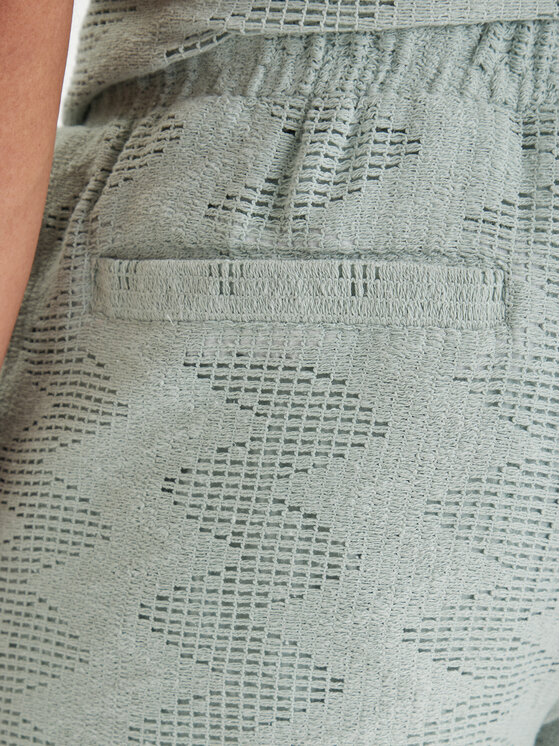Guess Guess Šortky z materiálu M6GD29 K3237 Zelená Regular Fit
