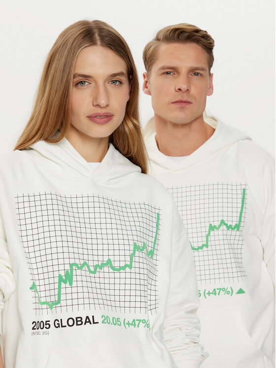 2005 2005 Sweatshirt Pump Weiß Relaxed Fit