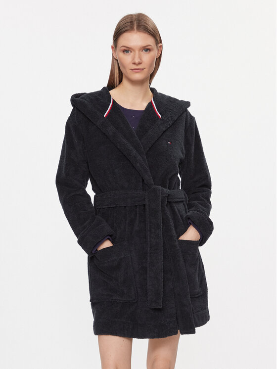 Bademantel Tommy Hilfiger, Größe XL Dunkelblau UW0UW04155
