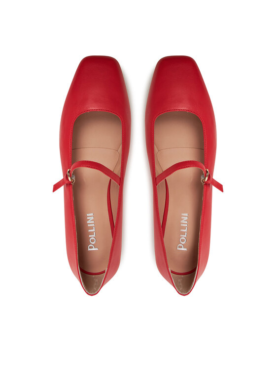 Pollini Pollini Balerinke SA11051C0MTE0501 Rdeča