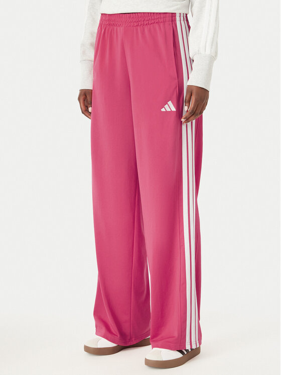 adidas Spodnji del trenirke Dayready KZ2513 Roza Wide Leg