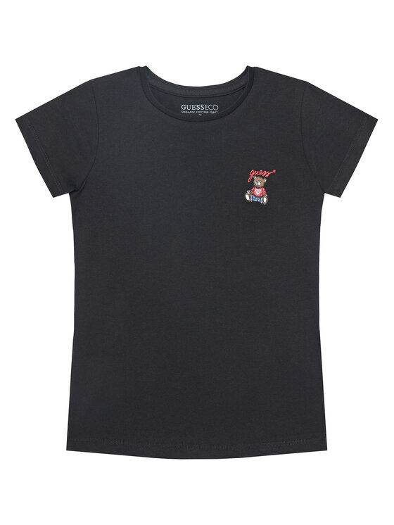 Guess T-Shirt J5RI44 J1314 Czarny Regular Fit