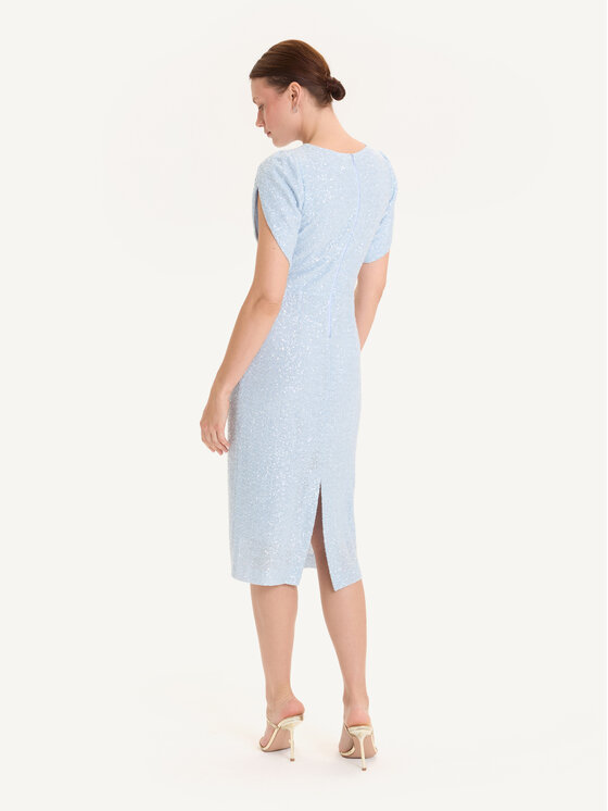 KMX KMX Sukienka koktajlowa 925900015 Niebieski Fitted Fit