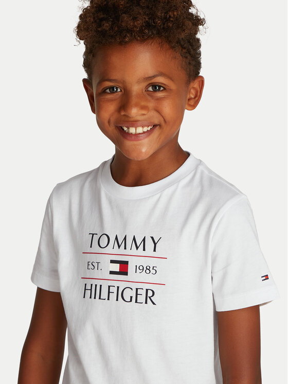 Tommy Hilfiger Tommy Hilfiger T-shirt KB0KB09538 D Bijela Regular Fit