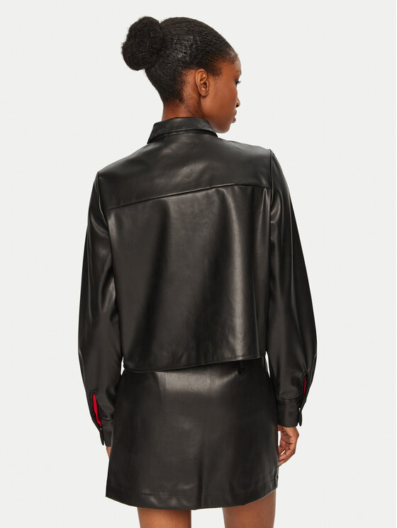 Vero Moda Vero Moda Koszula Rocky 10330114 Czarny Loose Fit