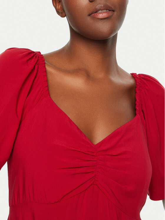 Gap Gap Rochie de zi 646168-00 Roșu Slim Fit