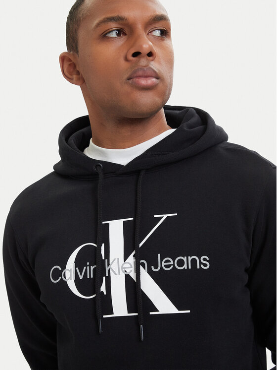 Calvin Klein Jeans Calvin Klein Jeans Majica dugih rukava J30J320934 Crna Regular Fit