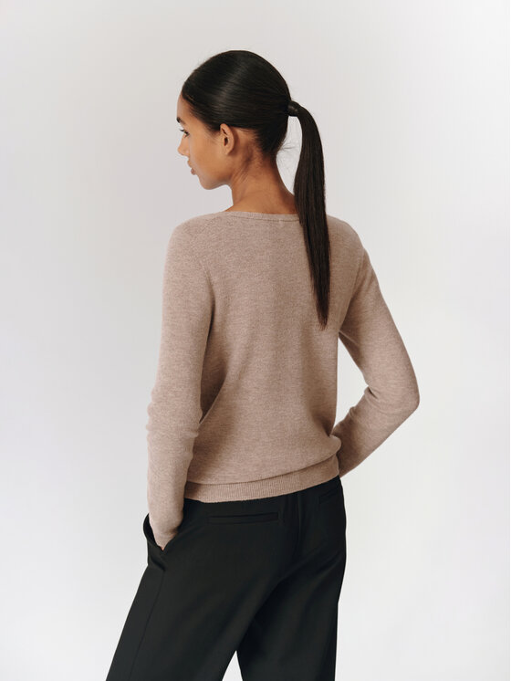 TATUUM TATUUM Sweter MERSA Brązowy Classic Fit