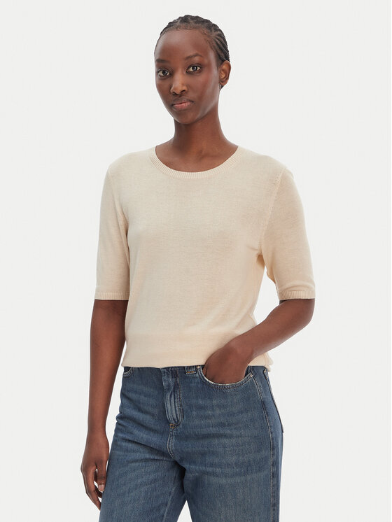 BOSS BOSS Pullover C_Fiaffu 50557077 Beige Regular Fit