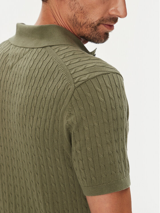 Tommy Hilfiger Tommy Hilfiger Поло MW0MW40701 Зелений Regular Fit