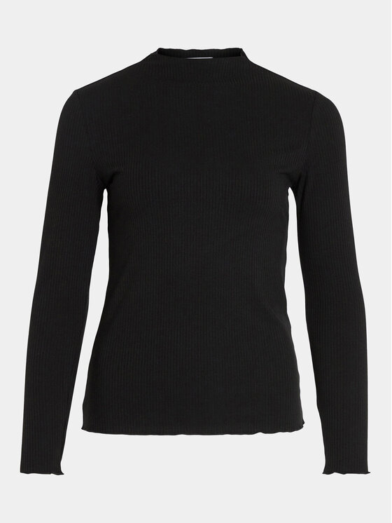 Vila Vila Bluza 14091089 Črna Regular Fit