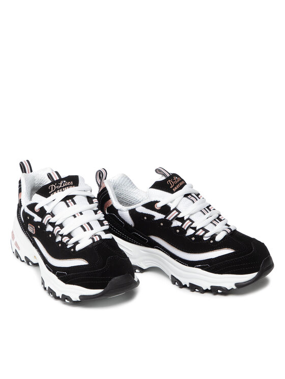 Skechers Skechers Sneakersy Devoted Fan 13154/BKRG Czarny