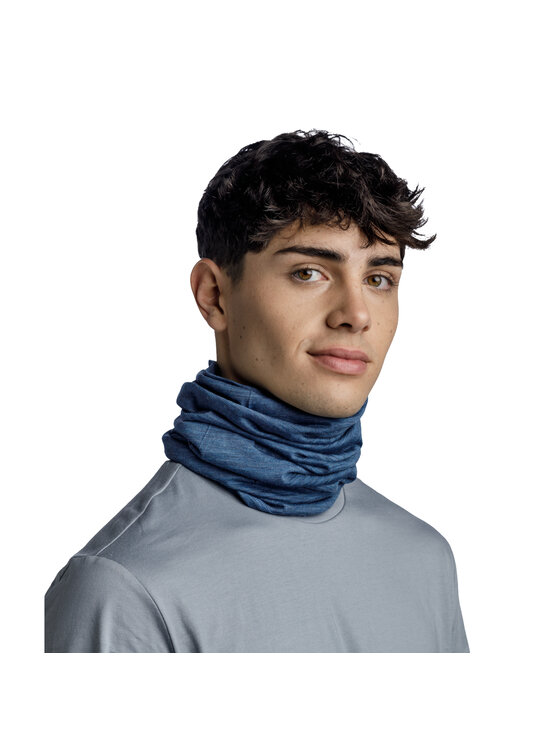 Buff Buff Scaldacollo Buff Merino Lightweight Tube Scarf Blu