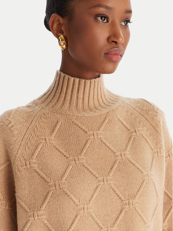 Elisabetta Franchi Elisabetta Franchi Pullover MK-55T-57E2 Braun Regular Fit