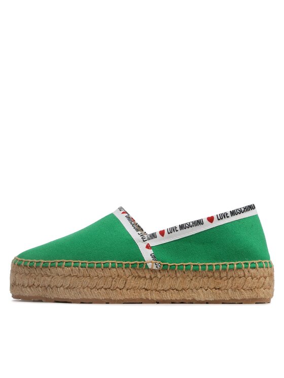 LOVE MOSCHINO LOVE MOSCHINO Espadrile JA10323G1GJH0850 Zelena