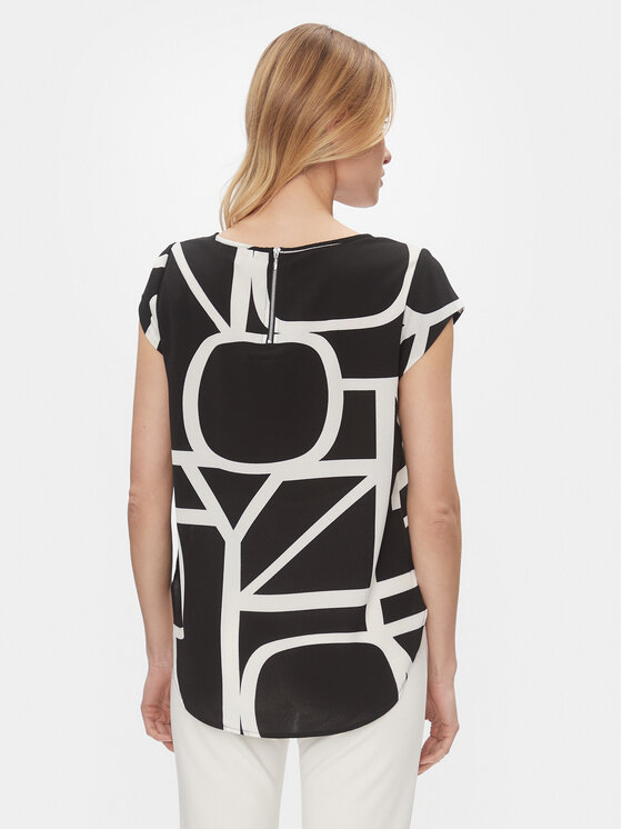 ONLY ONLY Bluză Vic 15161116 Negru Regular Fit