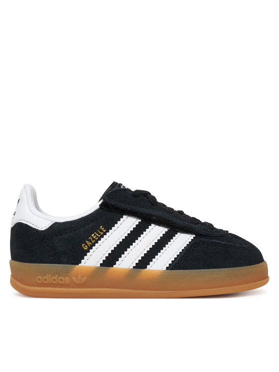 adidas adidas Sneakersy Gazelle Indoor Comfort Closure Elastic Lace IH9131 Czarny