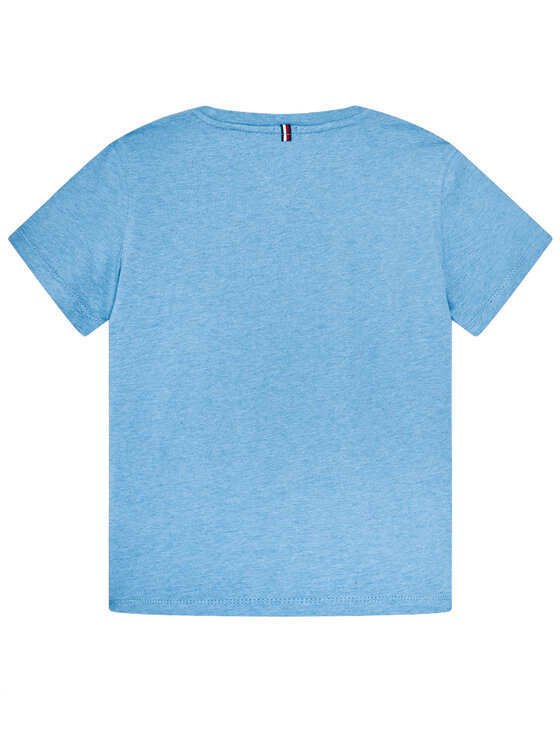 Tommy Hilfiger Tommy Hilfiger T-Shirt Basic Cn Knit S KB0KB04140 D Błękitny Regular Fit