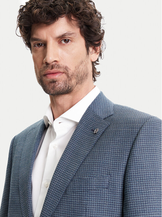 BOSS BOSS Sacou H-Janson-FL 50545859 Bleumarin Regular Fit