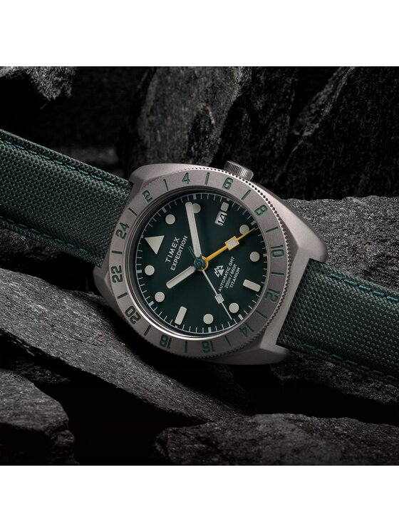 Timex Timex Zegarek TW2Y63400 Zielony