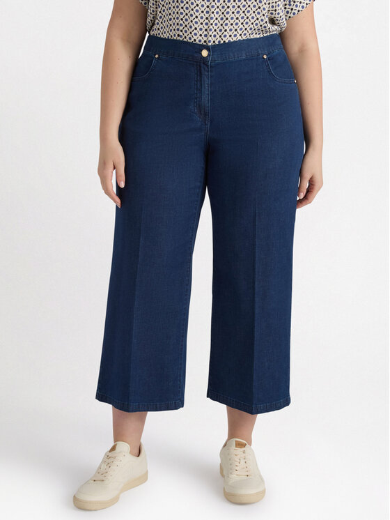 Fiorella Rubino Fiorella Rubino Jeans P579T004830N024 Blu Cropp Fit