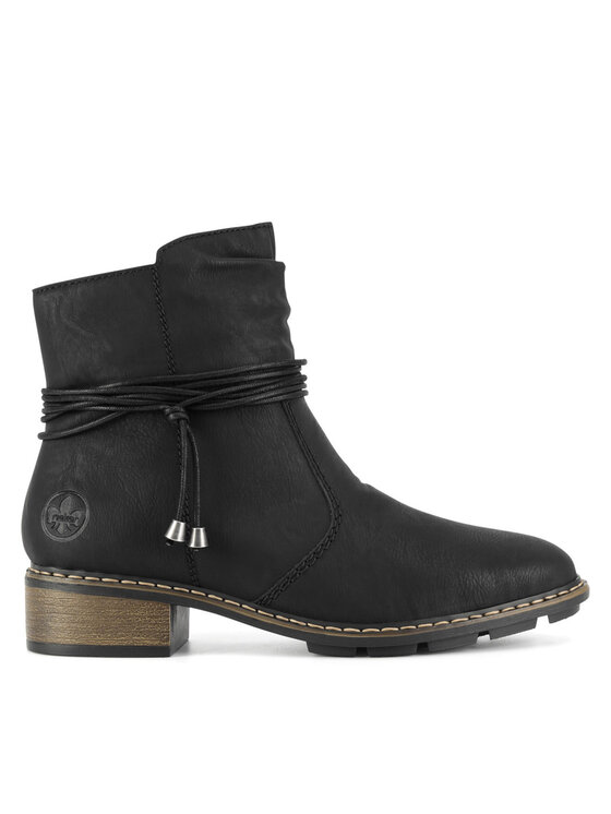 Rieker Rieker Botine 77263-00 Negru