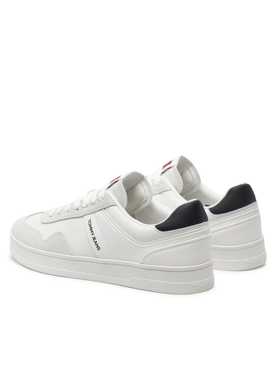 Tommy Jeans Tommy Jeans Tenisice Tjm Leather Retro Cupsole EM0EM01414 Écru
