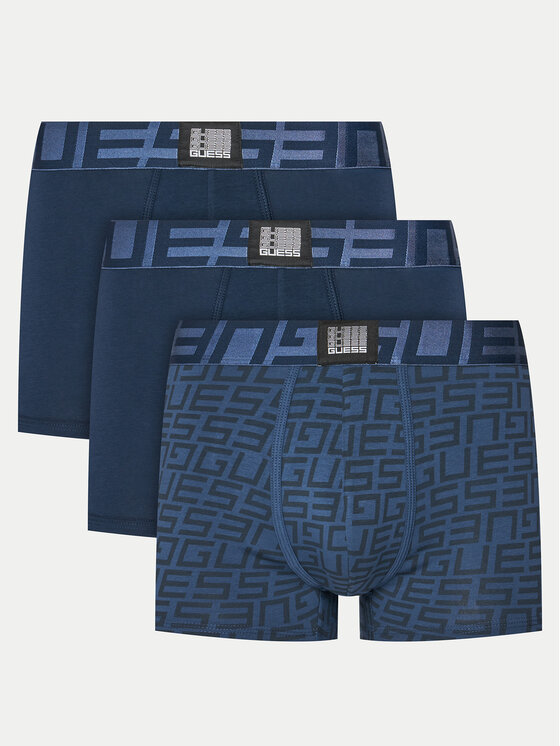 Guess Guess 3 darab boxer U4RG01 K6YW0 Sötétkék